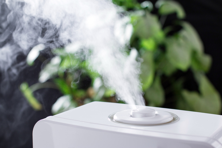 Vapor from humidifier