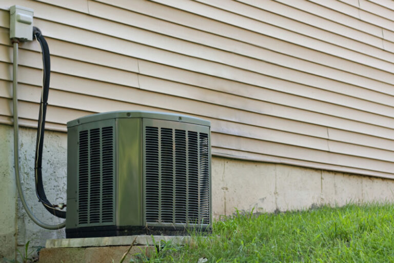 old HVAC unit