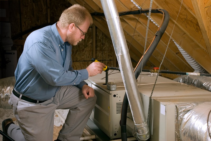 installing HVAC upgrades